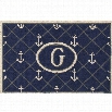 Nuloom 2' 6 x 4' Hand Hooked Anchor Welcome Doormat Rug in Letter G