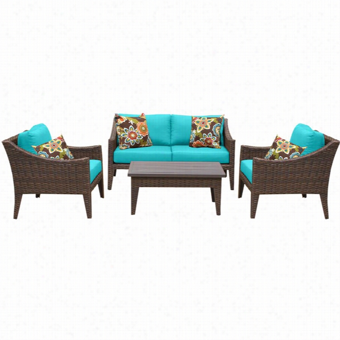 Tkc Manhattan 5 Piece Otudoor Wicker Sofa S E Tin Aruba