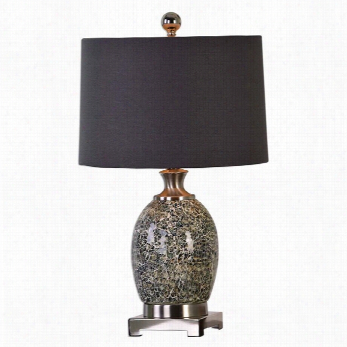 Uttermost Madom Crackled Glass Table Lamp