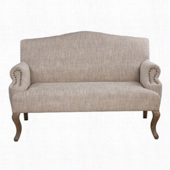 Uttremost Rigina Sofg Tan Loveseat