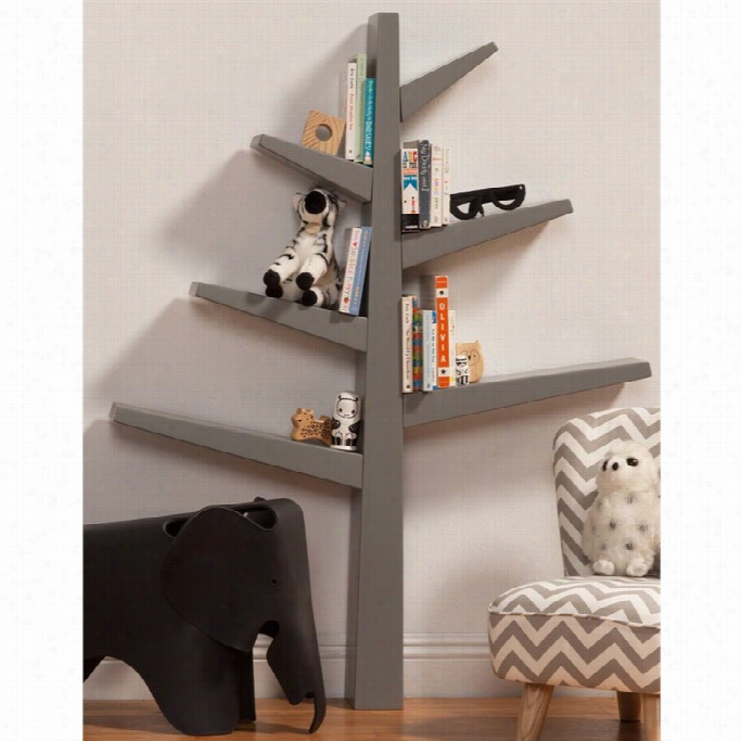 Babyletto Spruce Tree Bookcase In Gray