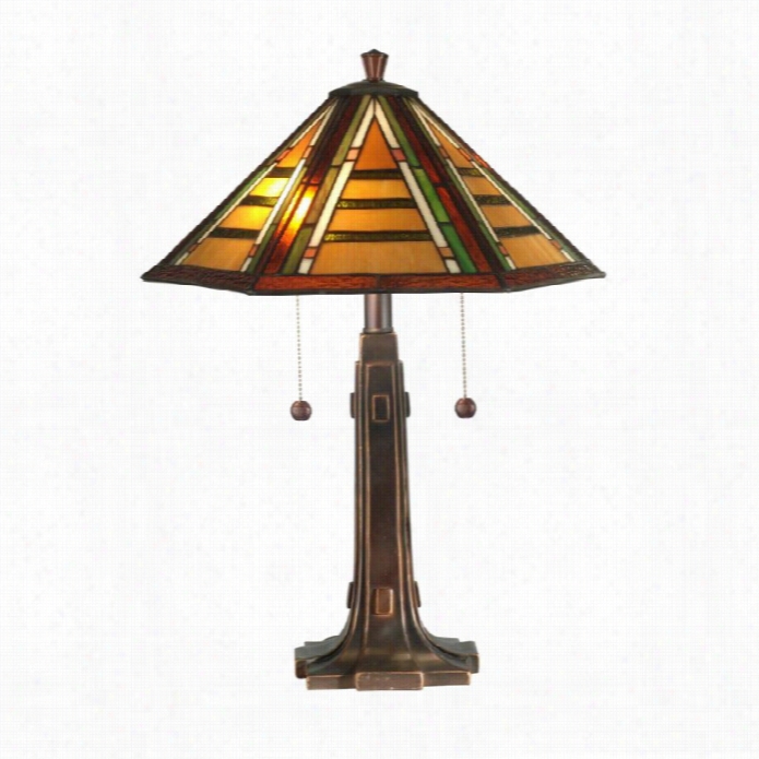 Dale Tiffany Grueby Tiffany Table Lamp