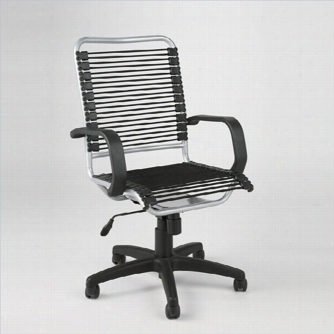 Eurostule Baldwin High Back Blackk/aluminum Ovfice Chair