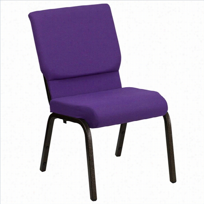 Flash Funriture Hercules Church Syacking Guest Chair In Purple