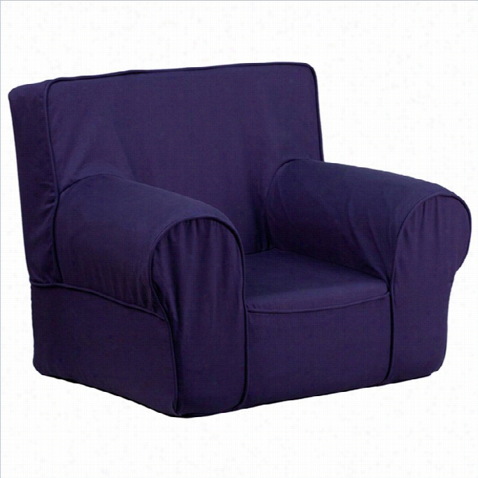Slang  Furniture Small Kids Chair In Navy Blue