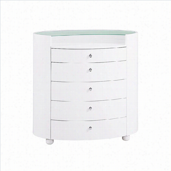 Global Ufrniture Usa Emily Chest I N White