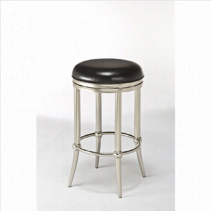 Hillsdale Cadman 26 Or 30  Backless Bar Stool In Nicke L-counter Height