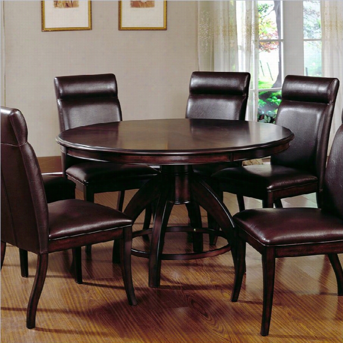 Hillsdale Nottingham Round  Peestal Dining Table