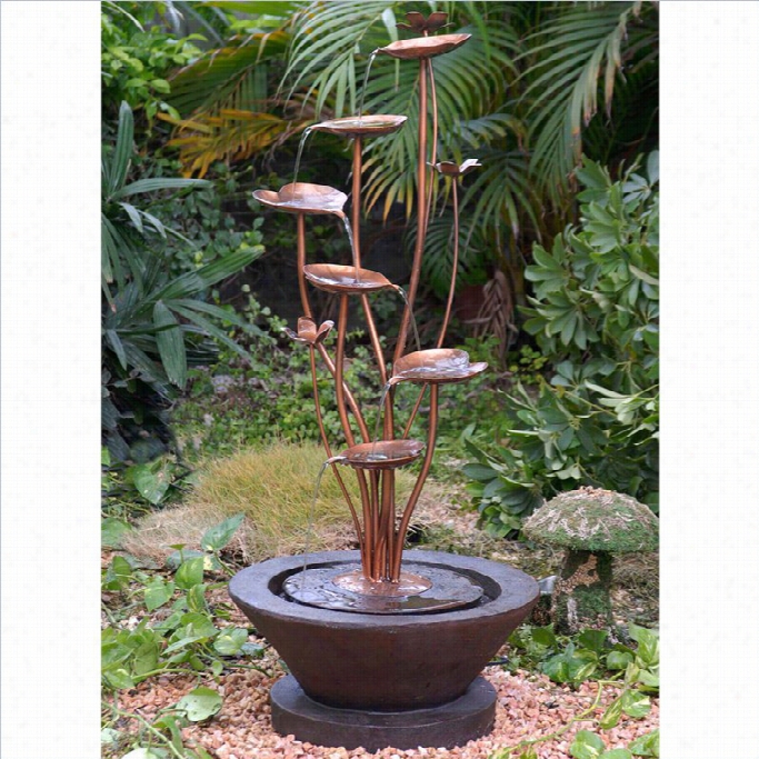 Jeco Acqua Di Loto  Lotus Outdoor Fountain