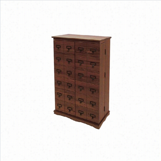 Leslie Dame 40 Library Sthle Multimedia Storage Cabinet In Walnut