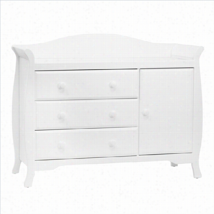 Million Dollar Baby Classic Ashbury Combo Dresser In White