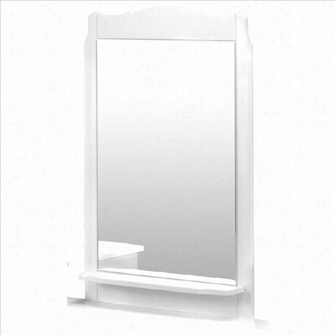 Nexera Dixie Mirror In White