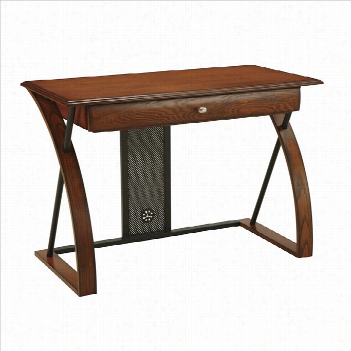 Office Star Aurora Comput Er Desk In Oak