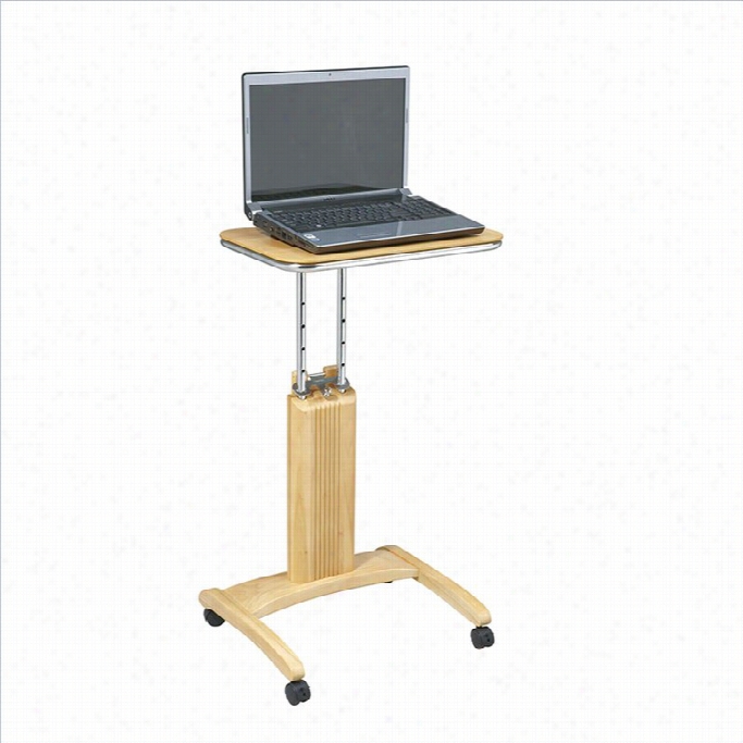Of Fice Star Precision Adjustable Laptop  Stand In Maple