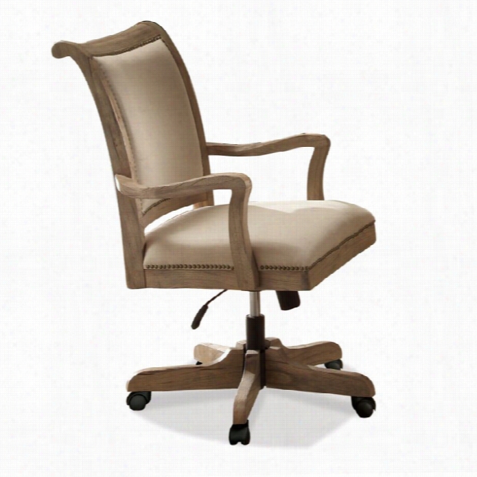 Riversidee Fruniturre Covenfry Desk Office Chair In Weathered Rdiftwood