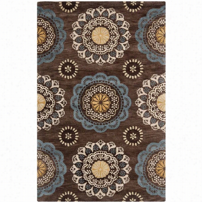 Safavieh Wyndham Egg Plant Contemporary Rug - 4' X 6'