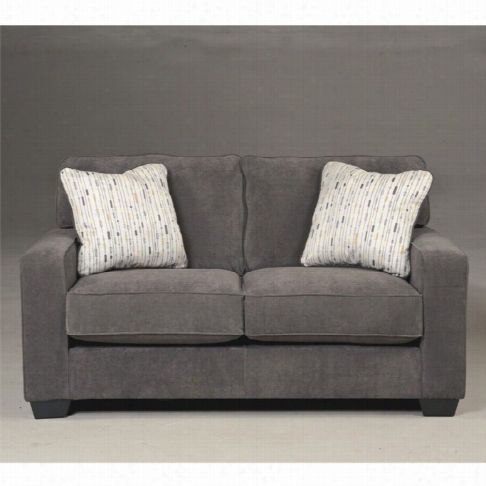 Signature Design By Ashley Furiture Hodan Loveseat In Marble