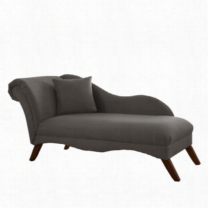 Skyline Chaise Lounge In Charcoa L