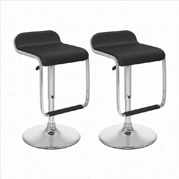 Sonax Cor Living 32 Bar Stool With Footrestt In Black (seto F 2)