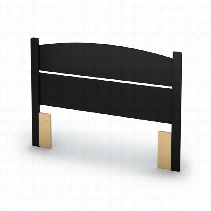 South Shore Libra Ffull Panel Headboard In Black