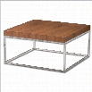 Mobital Kubo Square Coffee Table in Natural Walnut