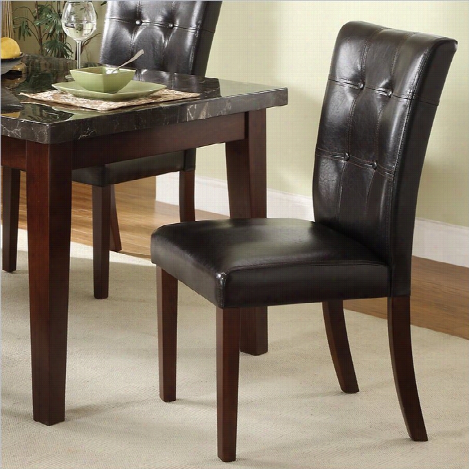 Trent Home Decatur Dining Chair In Espresso And Cherry (set Of 2)