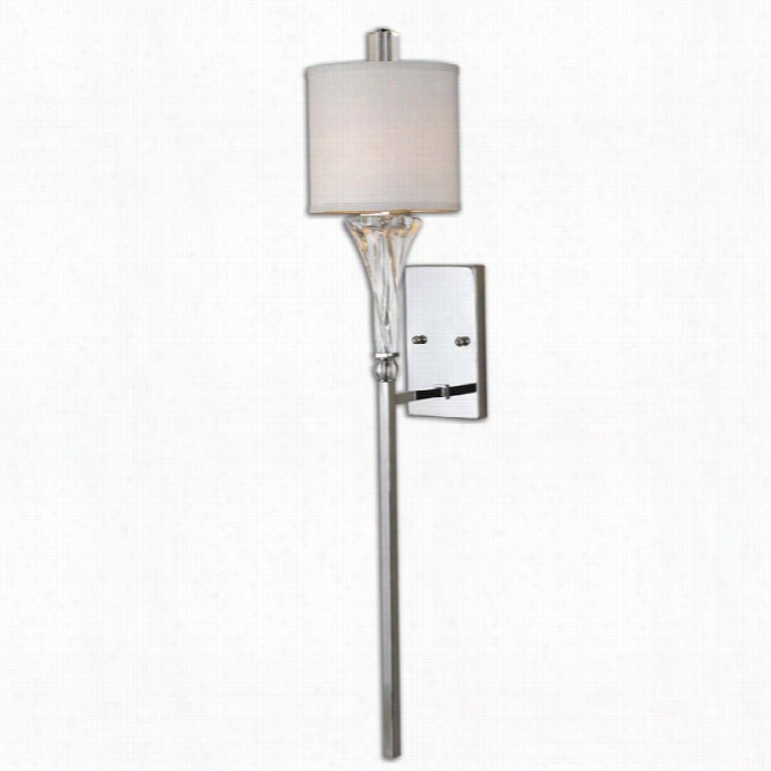 Uttermozt Grancona 1 Light Chrome Wall Sconce