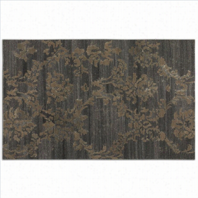 Uttermost Tavenan Wool Rug In Shades Of Dark Gray-9 Ft X 12 Ft