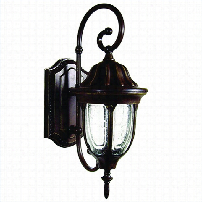 Yosemite Home Decor Merlii 1 Light Exterior Lights Wall Mount In Brown