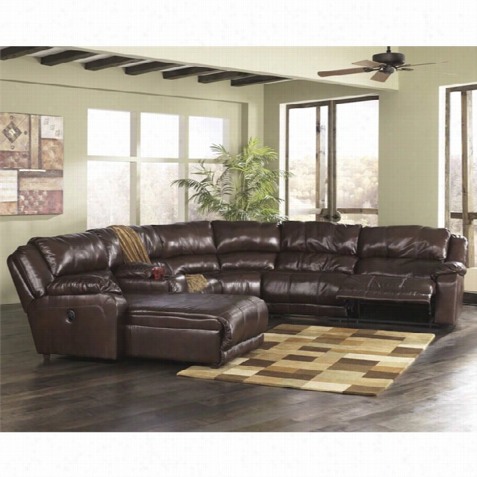 Ashley Brraxton 6 Piece Left Reclining Storrage Sectional Ij Java