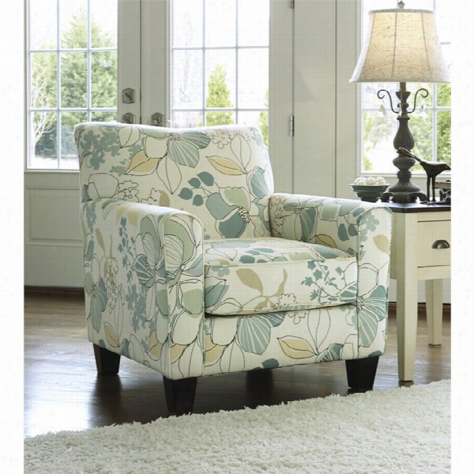 Asgley Daystar Faabric Accent Chqir In Seafoam