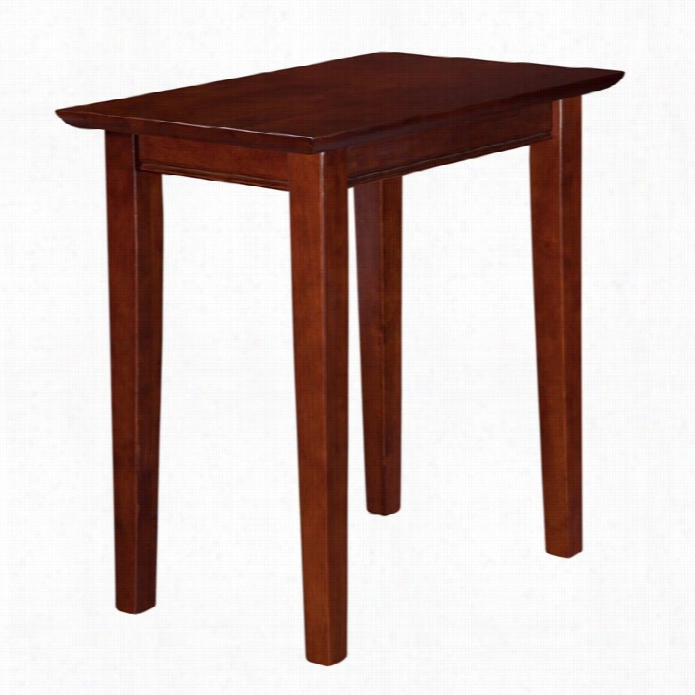 Atlantic Furniture Anderso Nchair Side End Table In Walntu