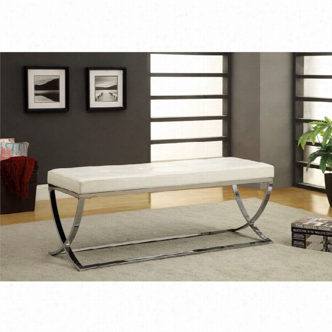 Coaster Li Ving Room Bench In White