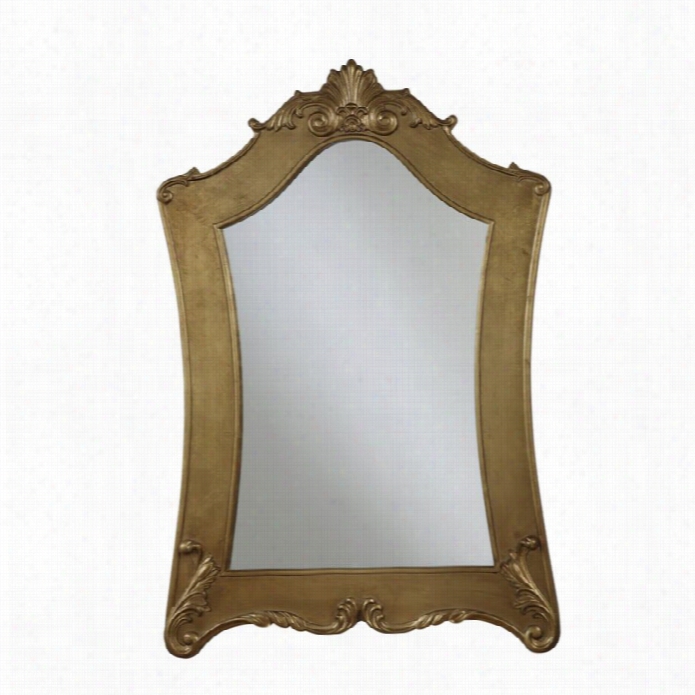 Convenience Concepts Gold Coast Victorian Gold Mirror In Golden