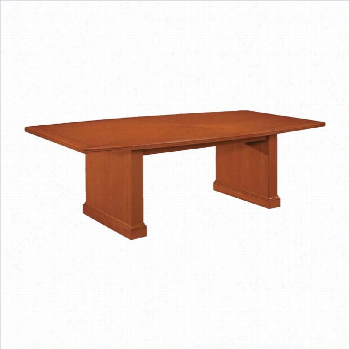 Dmi Furniture Belmont 10' Boat Shaped Conference Table-executive Cherry