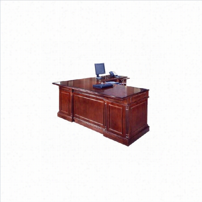 Dmi Keswick Right Executive 72 In. Width L-desk-wood & Veneer