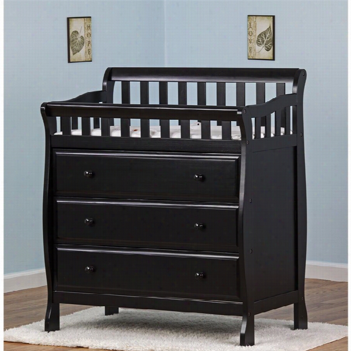 Dream On Me Marcus Changing Table And Dresser In Black