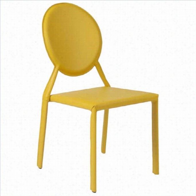 Eurostyle Isabella Dinjng Chair In Yellow