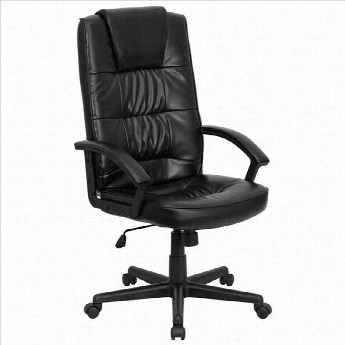 Flash Furnjture  Ergonomically Curved Office Chair In Blwck