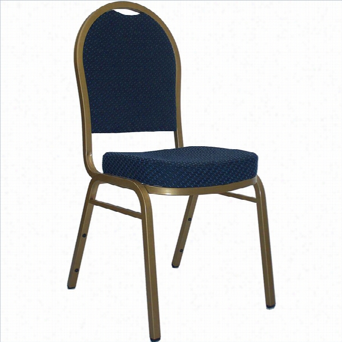 Flash Furnitture Hercules Dome Back Feast Stacking Chair In Blue