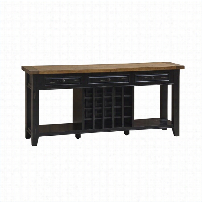 Hillsdale Tuscan Retreat Sideboard In Black A Nd Oxford