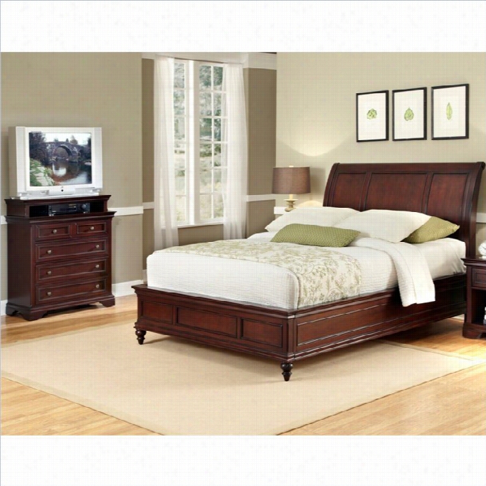 Home Sfyles Lafayette Sleigh Bed Andm Edia Chest-queen