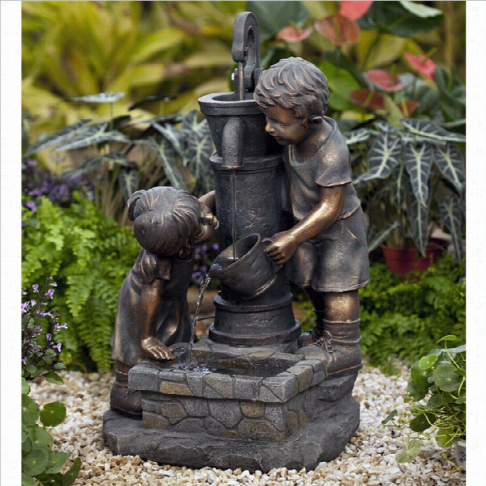 Jeco Water Pump And Kids Water Fountain With Led Light