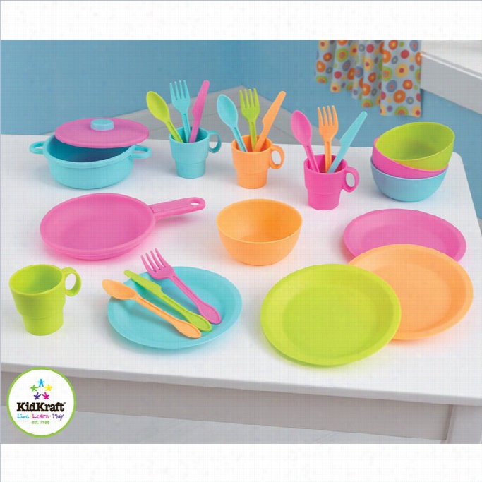 Kidkraft 27 Piece Bright Cookware Set