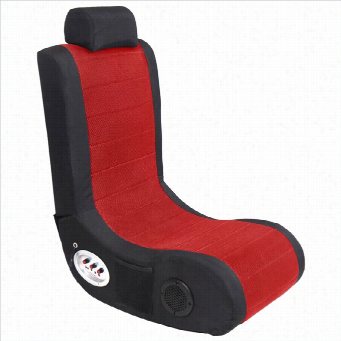 Lumisource A44 Boomchair In Red And Black