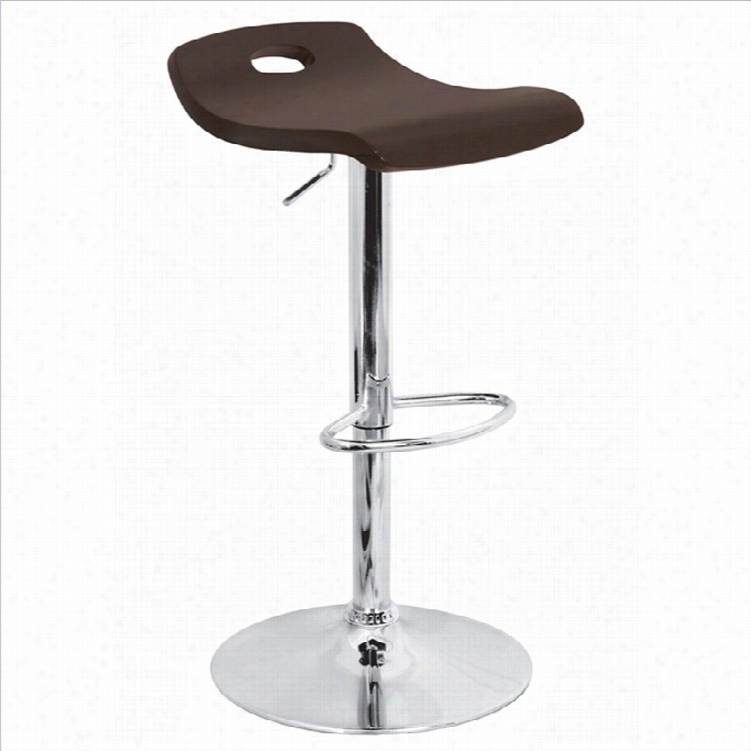 Lumisource Surf 23-32 Bar Stool In Spresso