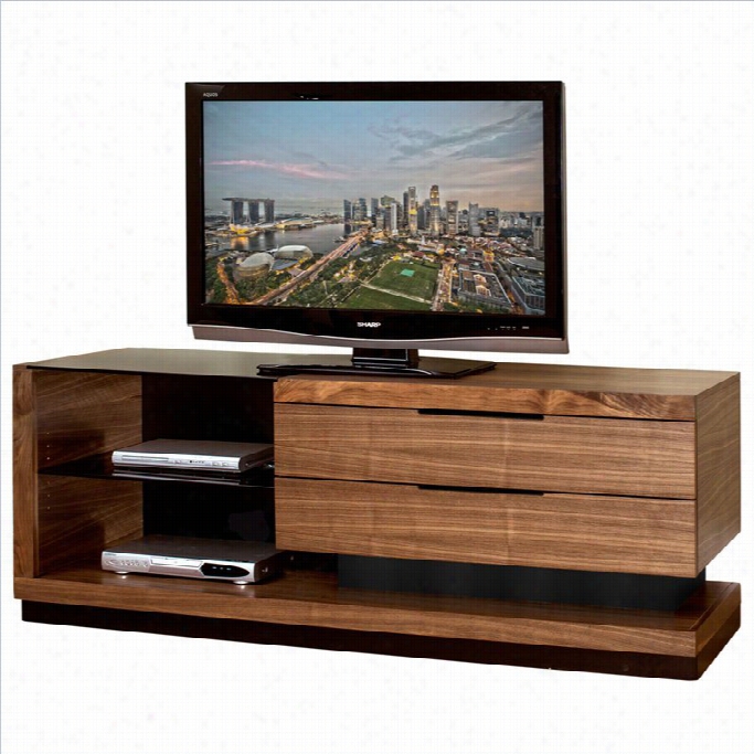 Martin Furniture Stratus 70 Teelvsiio Console In Wwalnut