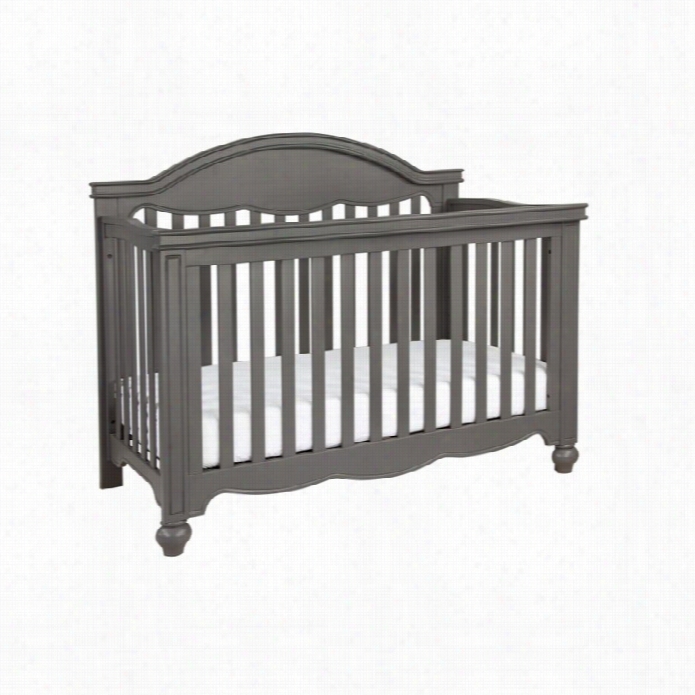 Million Dollar Baby Classic Etienne 4-in-1 Convertible Crib In Mabor Grey