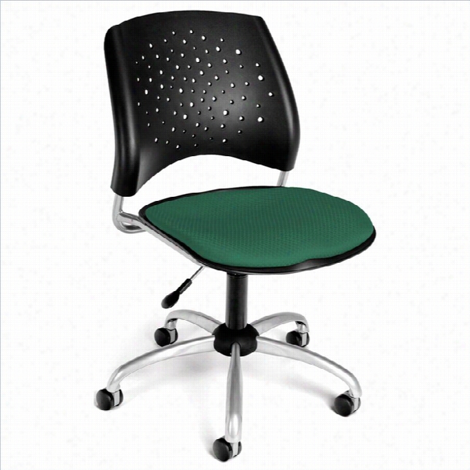 Ofm Star Swiivel Offfice Chair In Shamrock Green