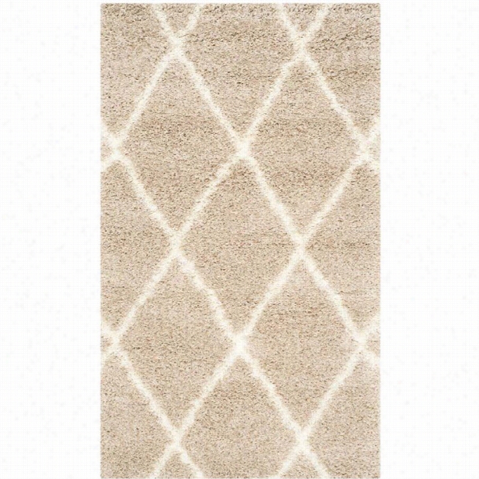 Safavieh Montreal Shag Beige Sahg Rug -- 3' X 5'